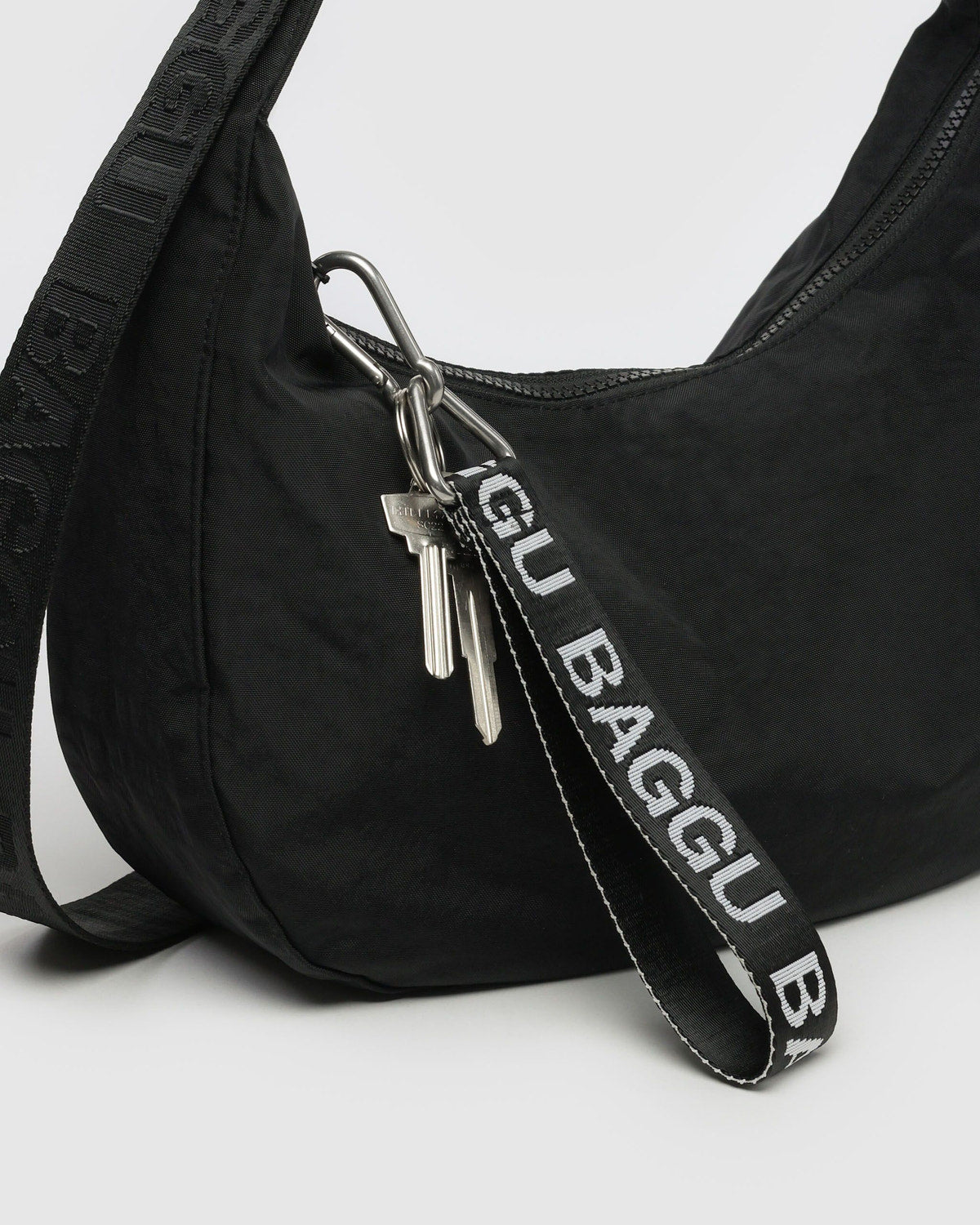 Baggu Quality - Logo Keychain Black & White