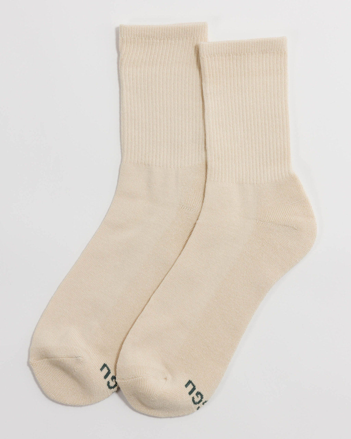 Baggu Essential - Ribbed Sock Ecru