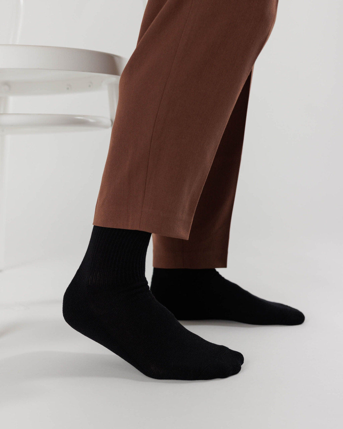 Baggu Smart Buy - Ribbed Sock Black