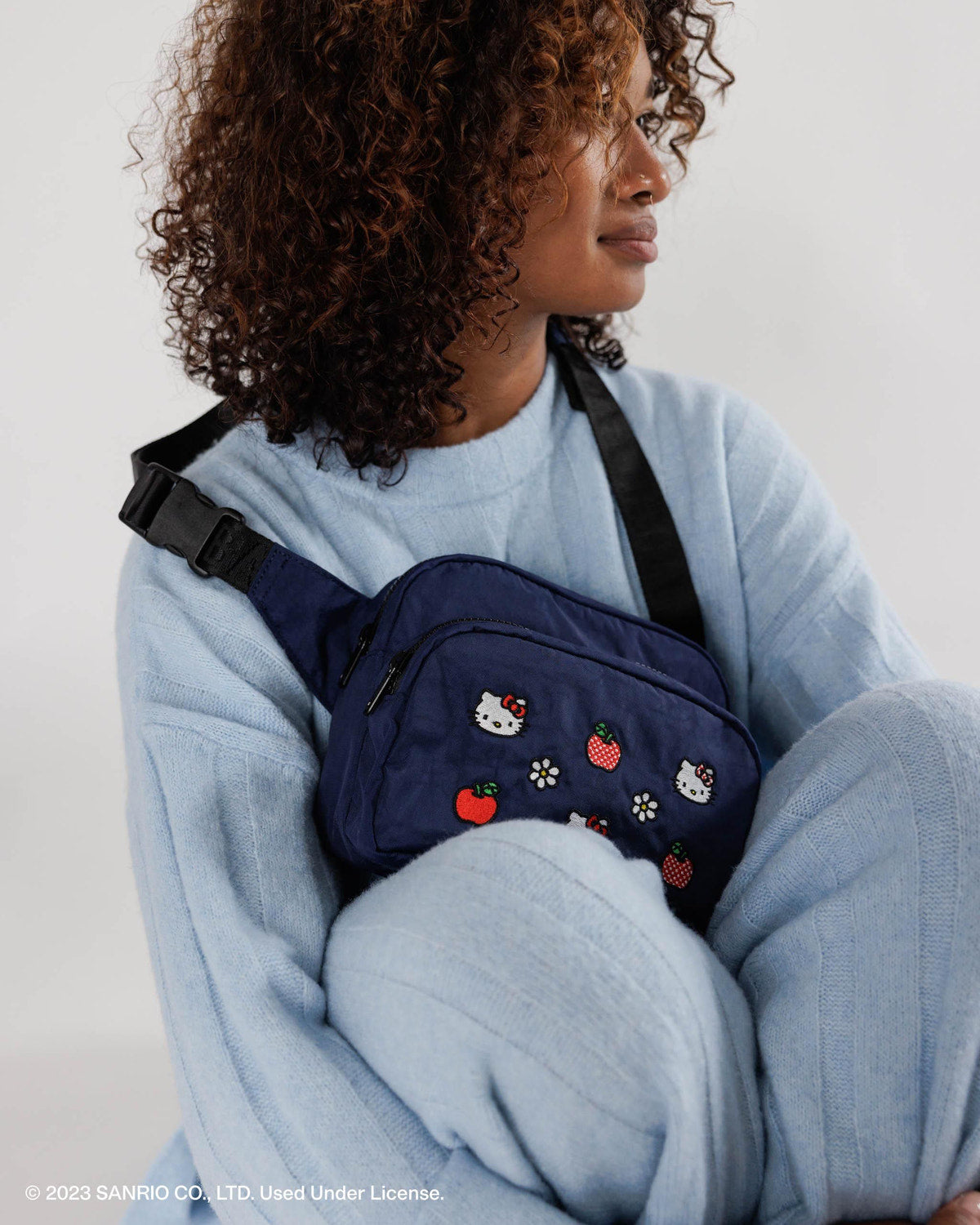 Baggu Hot Sale - Fanny Pack Embroidered Hello Kitty