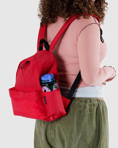 Baggu Hot Sale - Medium Nylon Backpack Candy Apple