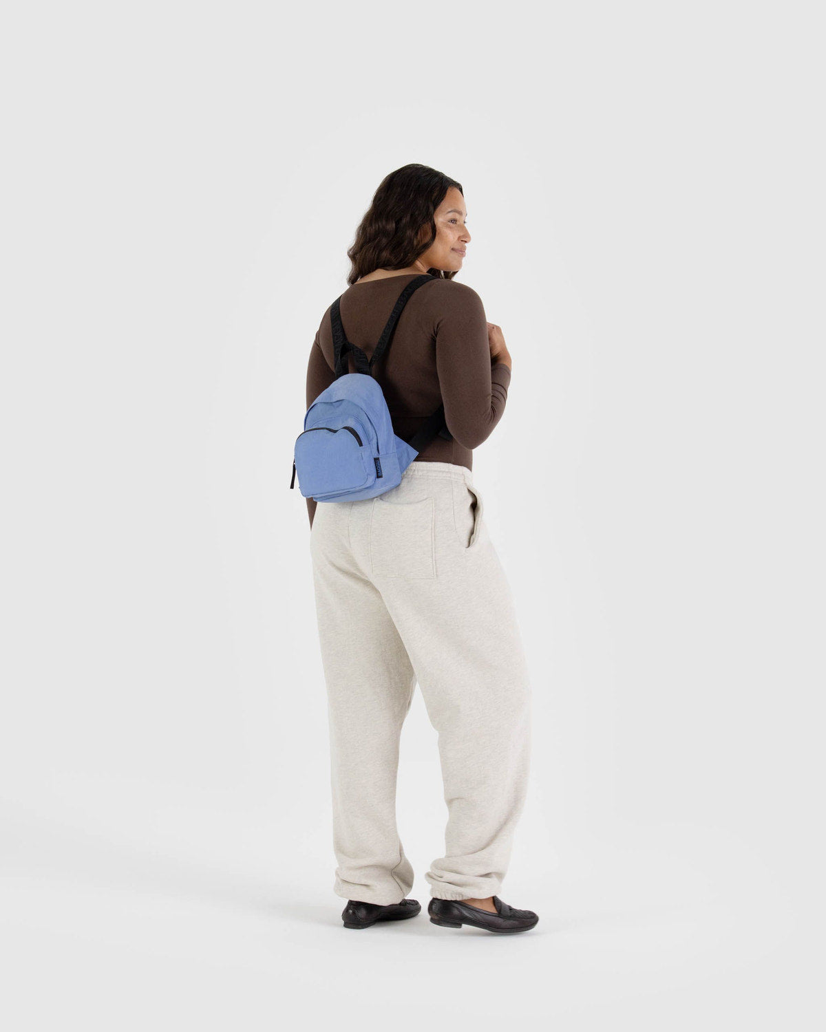 Baggu Premium - Mini Nylon Backpack Cornflower