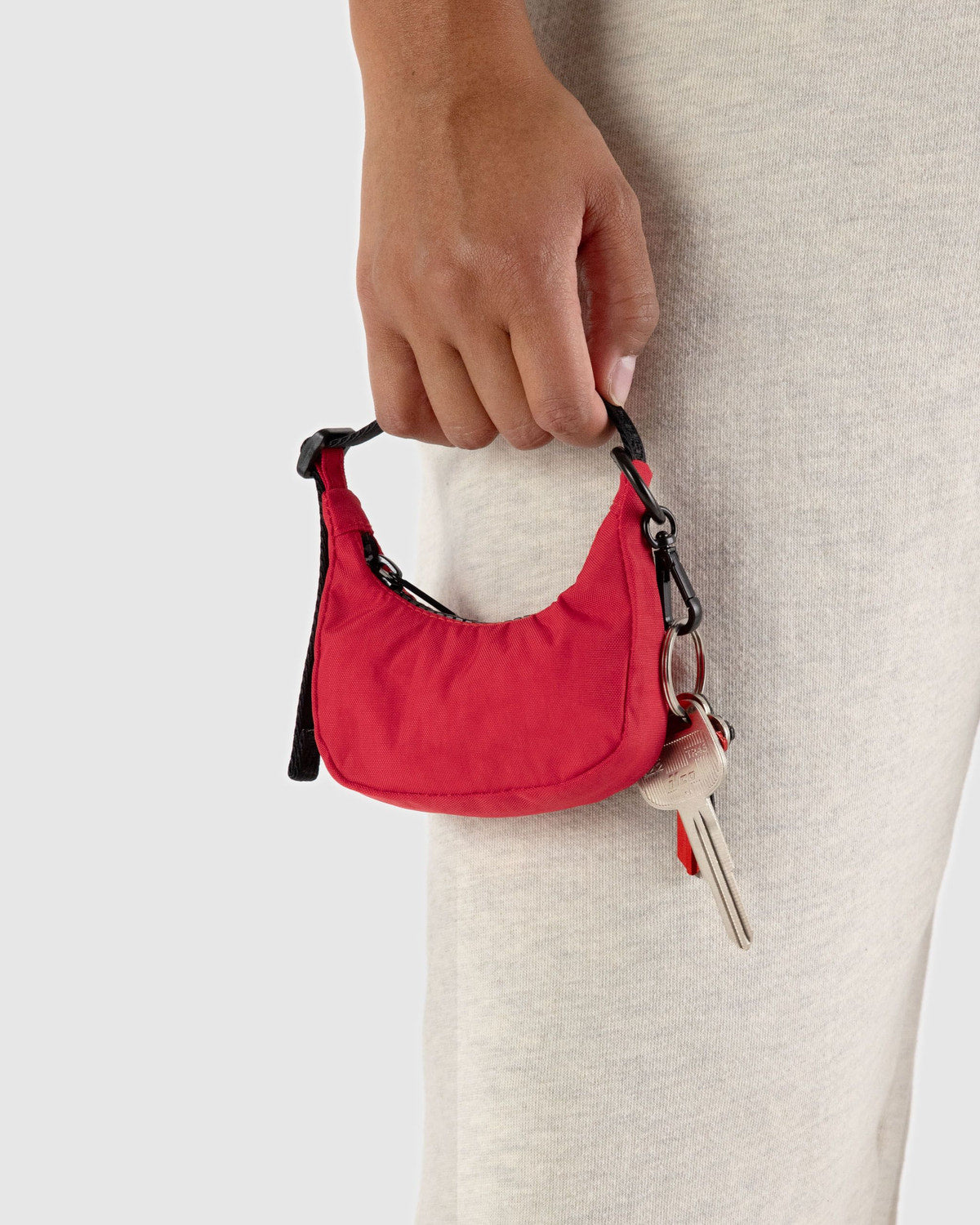 Baggu Smart Buy - Crescent Bag Charm Candy Apple