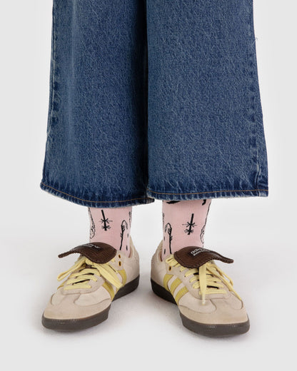 Baggu Deals - Crew Sock Ballet Icons
