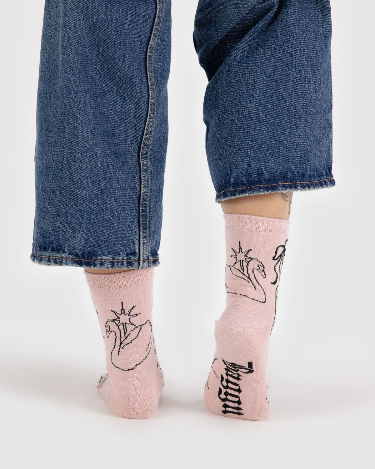 Baggu Deals - Crew Sock Ballet Icons
