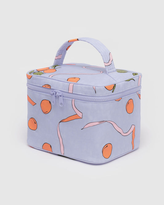 Baggu Trusted - Large Cosmetic Case Apricots & Ribbons