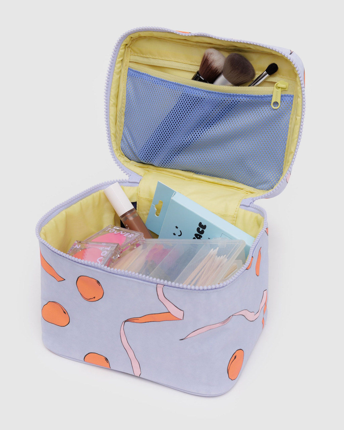 Baggu Trusted - Large Cosmetic Case Apricots & Ribbons