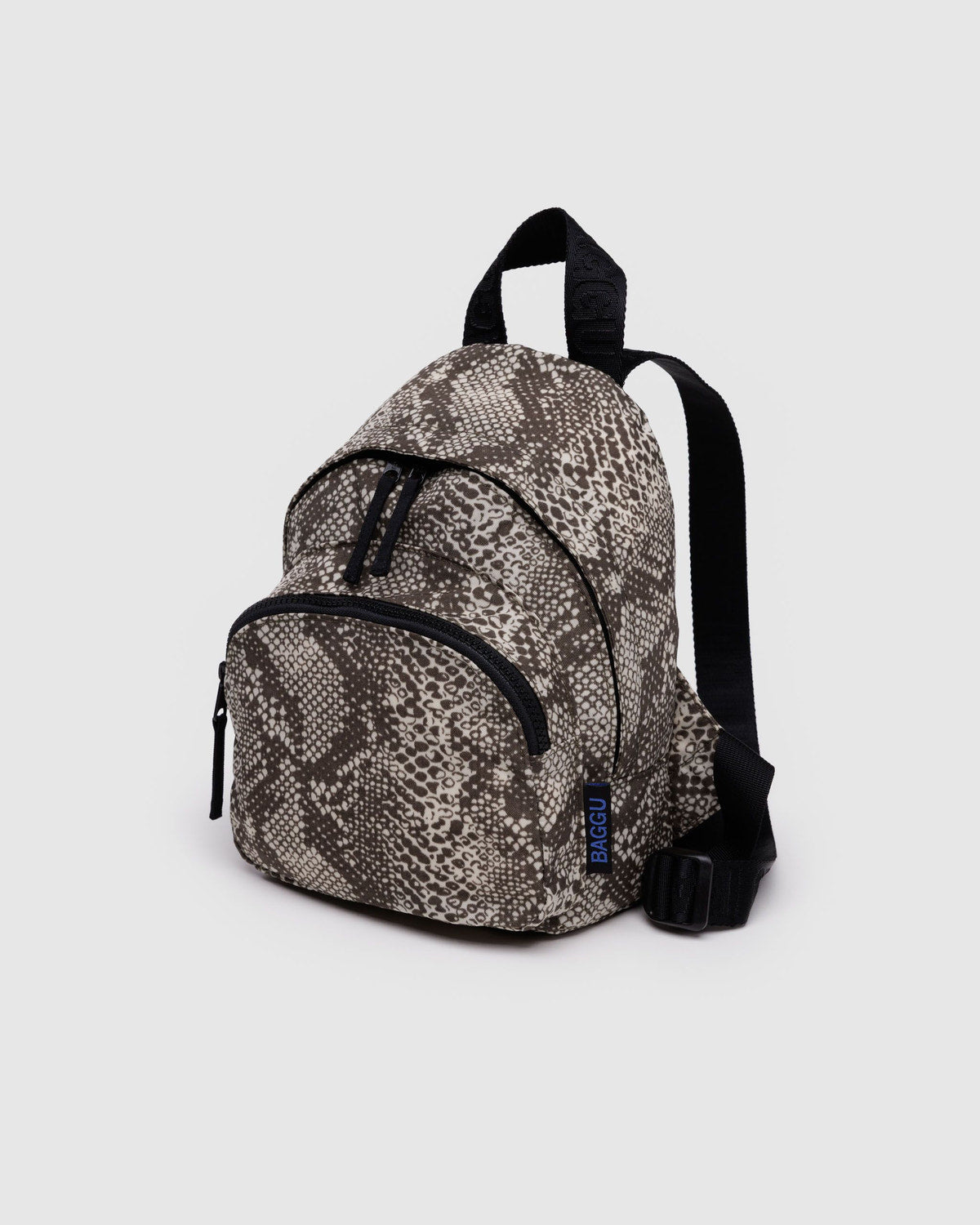 Baggu Quality - Mini Nylon Backpack Snakeskin