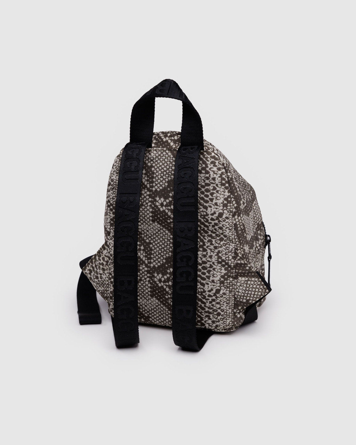 Baggu Quality - Mini Nylon Backpack Snakeskin