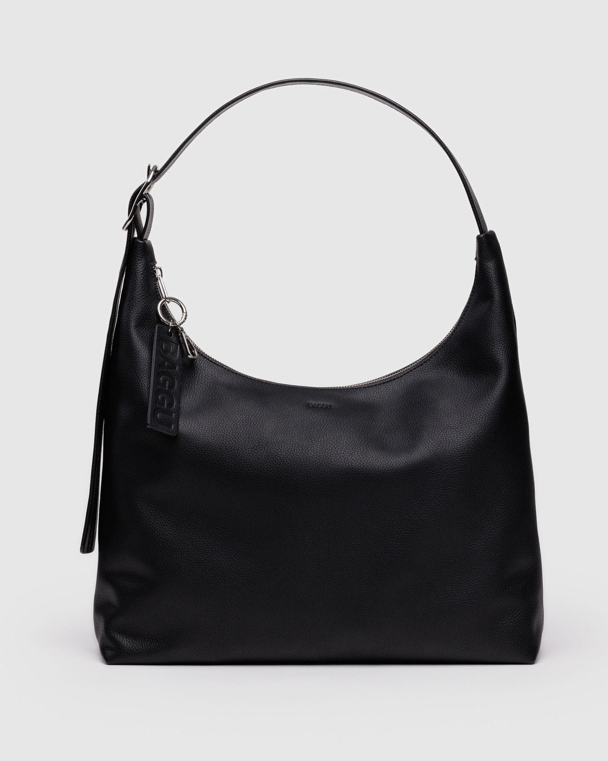 Baggu Smart Buy - Recycled Leather Shoulder Bag Black