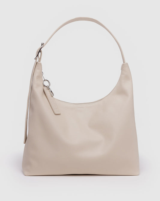 Baggu Great Value - Recycled Leather Shoulder Bag Stone