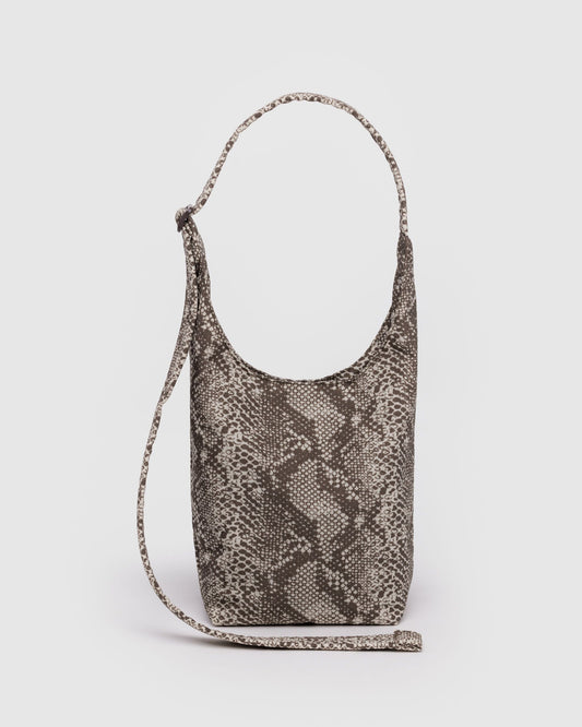 Baggu Sale - Small Nylon Sling  Snakeskin