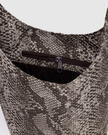 Baggu Sale - Small Nylon Sling  Snakeskin