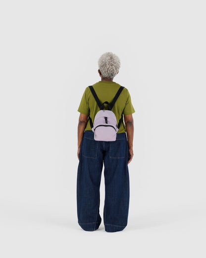 Baggu Latest - Mini Nylon Backpack Dusty Pink