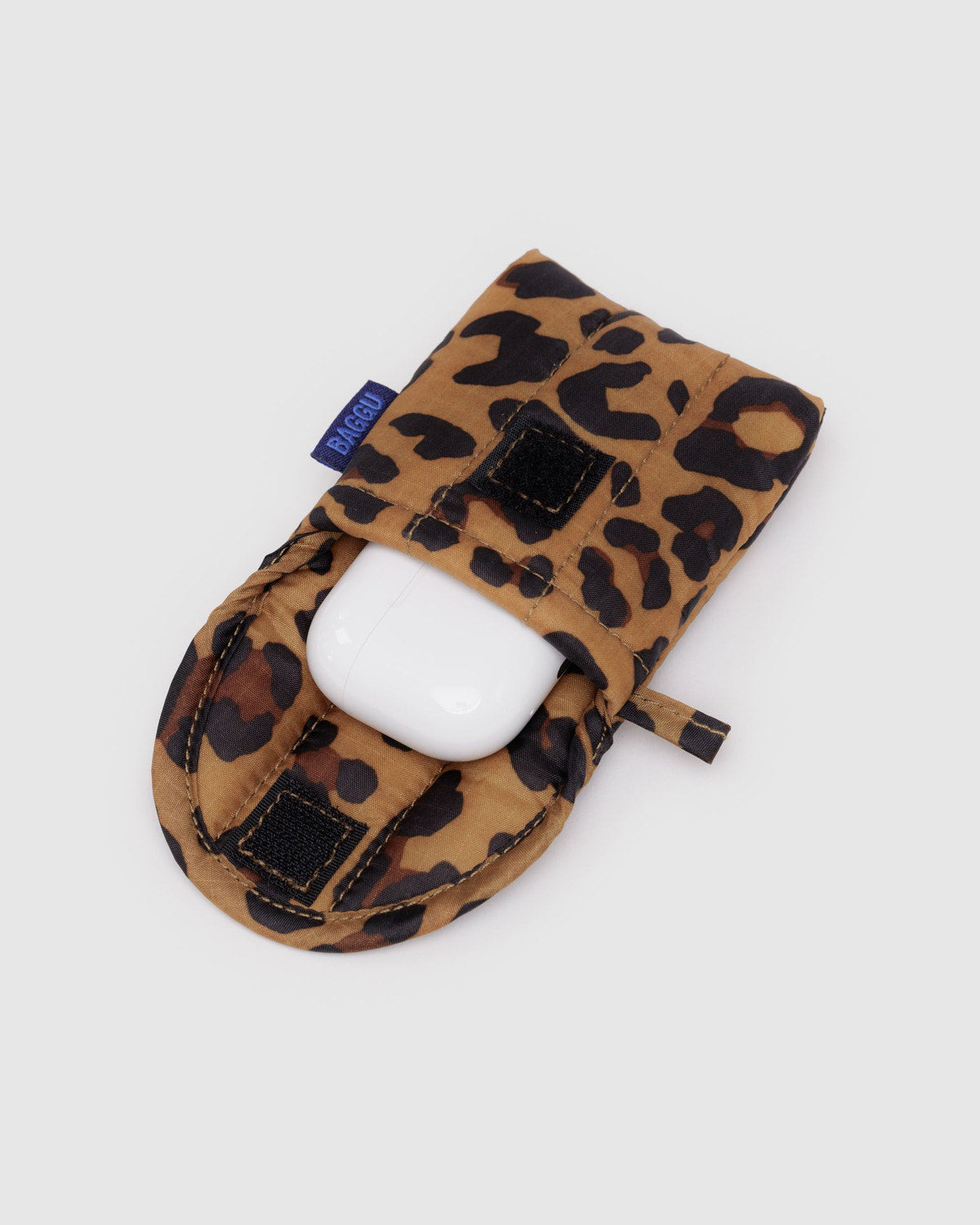 Baggu Trusted - Puffy Earbuds Case Leopard
