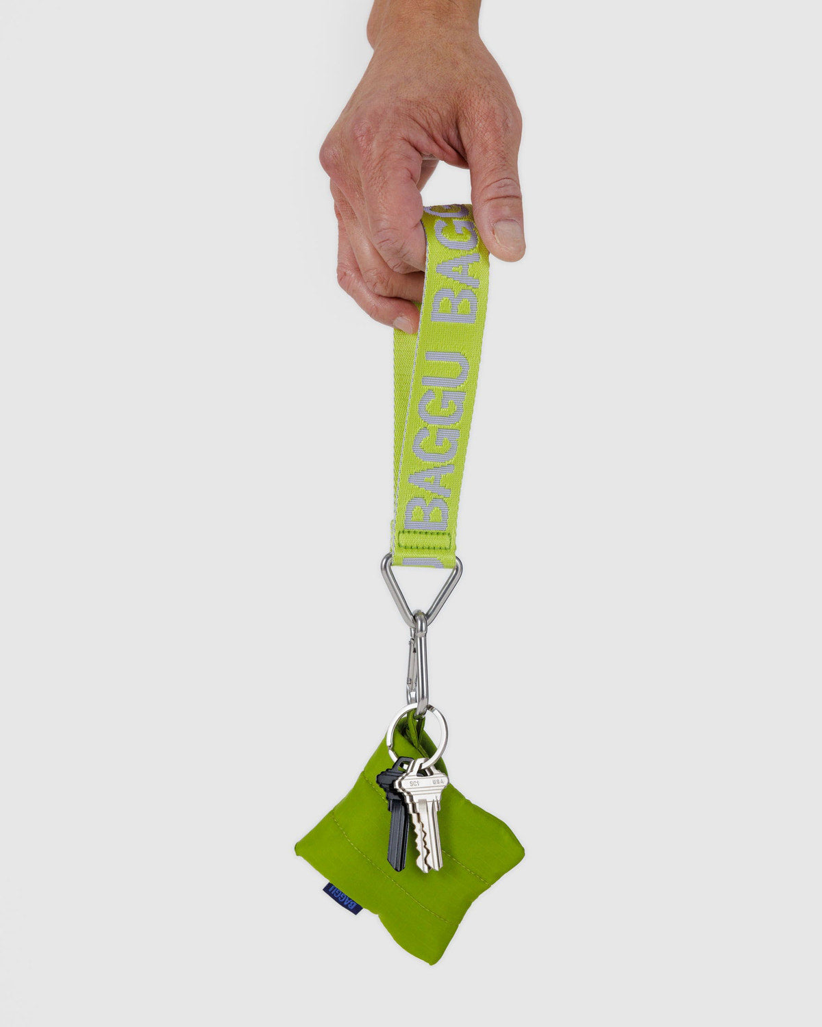 Baggu Quality - Logo Keychain Citron