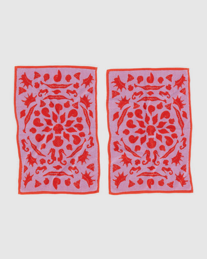 Baggu Essential - Hand Towel Set of 2 Sea Shells