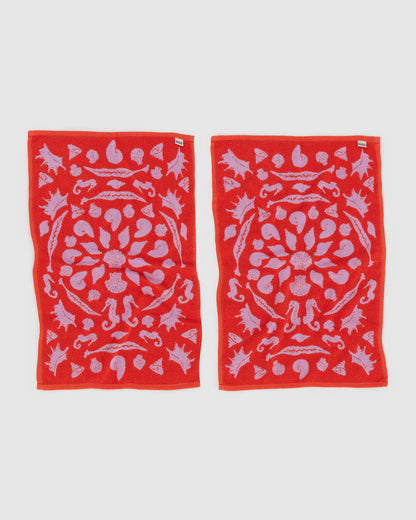 Baggu Essential - Hand Towel Set of 2 Sea Shells