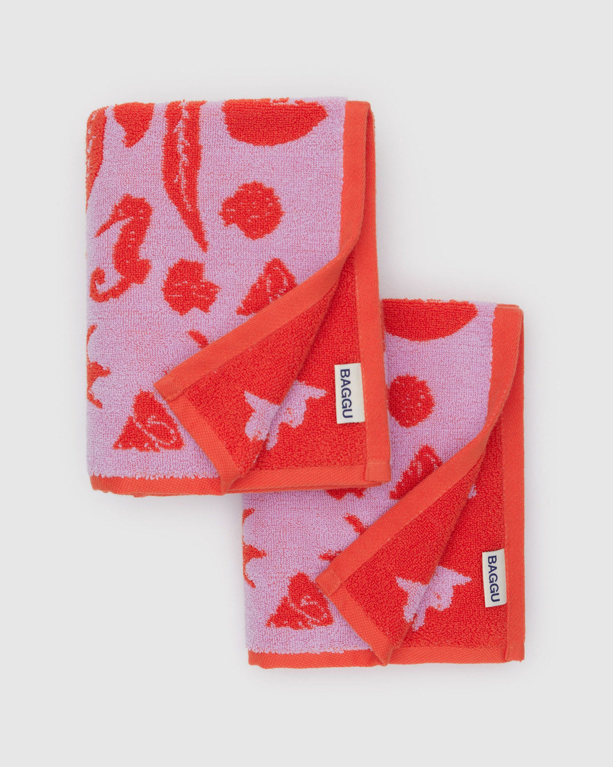 Baggu Essential - Hand Towel Set of 2 Sea Shells