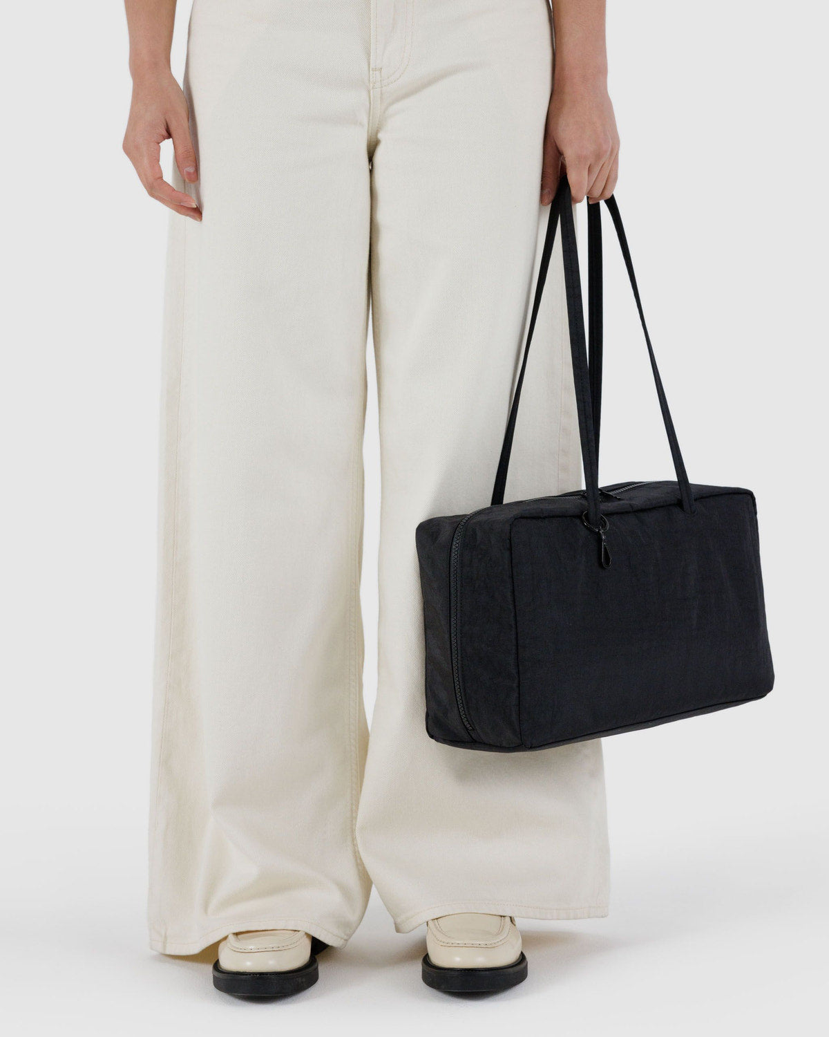 Baggu Everyday - Medium Nylon Bowler Bag Black