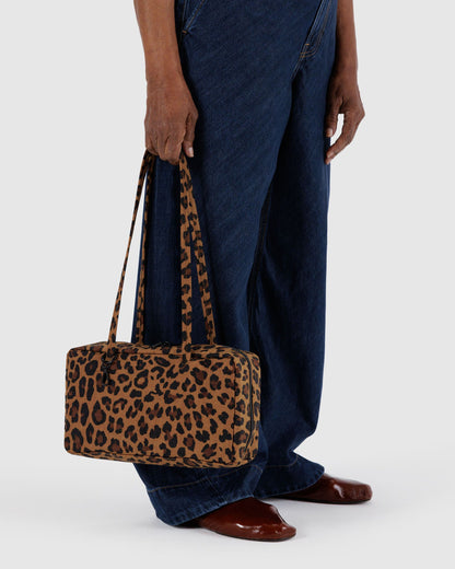 Baggu Classic - Nylon Bowler Bag Leopard