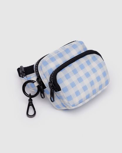 Baggu New - Fanny Pack Charm Light Blue Gingham