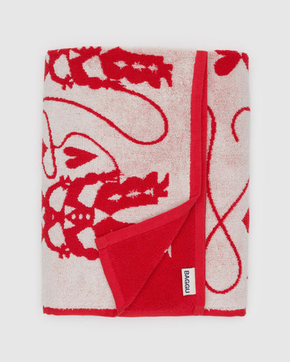 Baggu Featured - Bath Towel Cowgirl