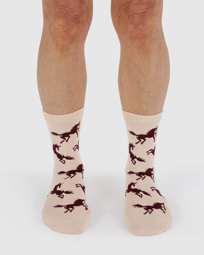 Baggu Top Pick - Crew Sock Horses