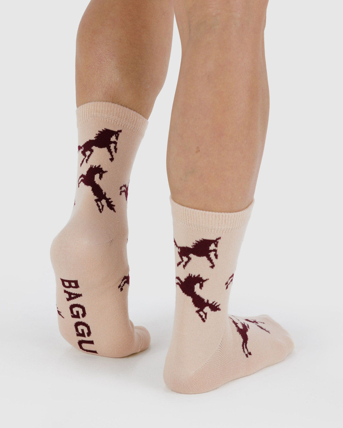 Baggu Top Pick - Crew Sock Horses
