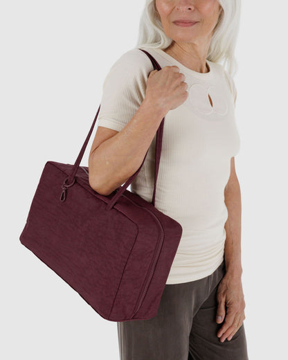 Baggu Best Price - Medium Nylon Bowler Bag Mahogany