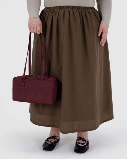 Baggu Everyday - Nylon Bowler Bag Mahogany