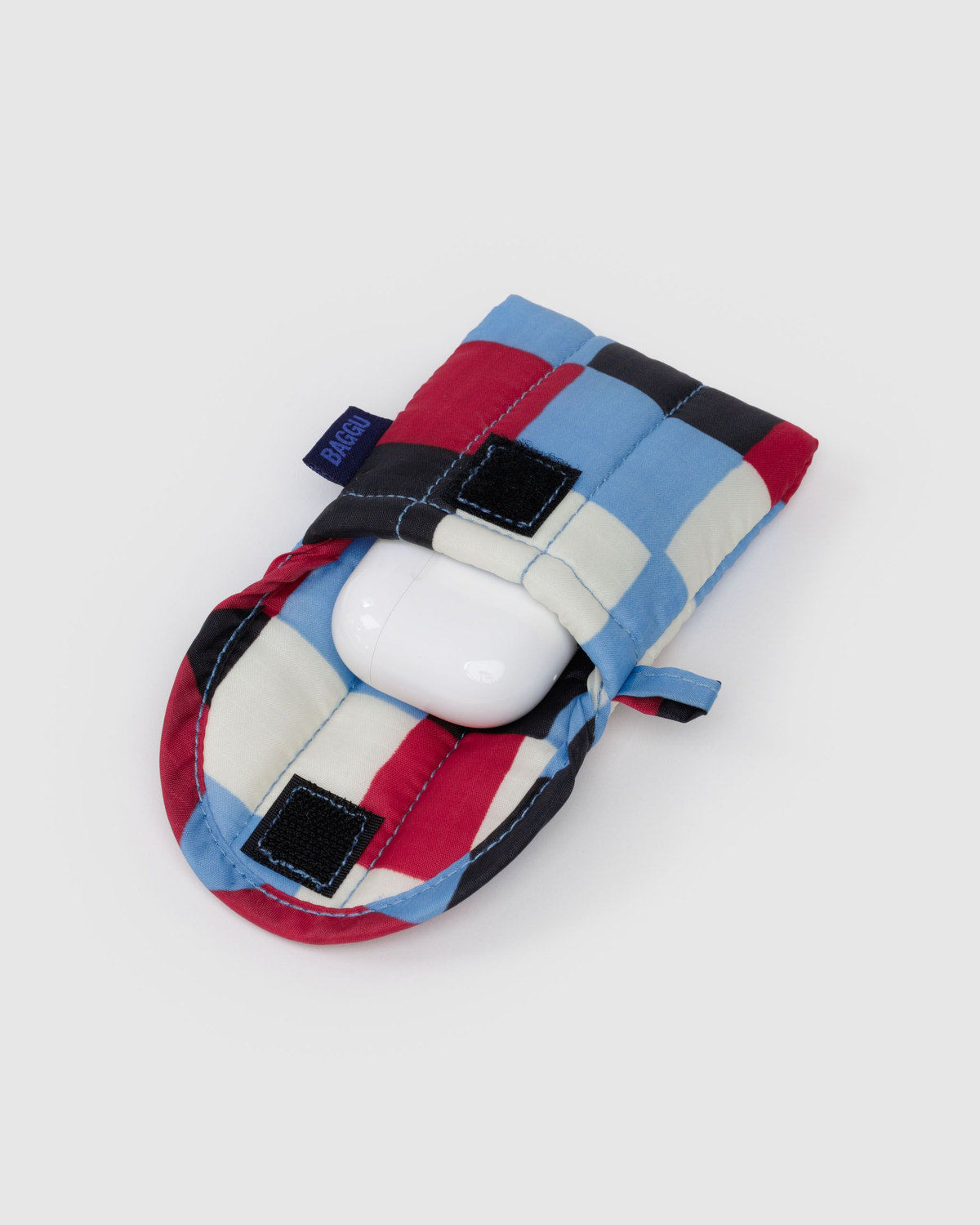 Baggu Smart Buy - Puffy Earbuds Case Painted Check