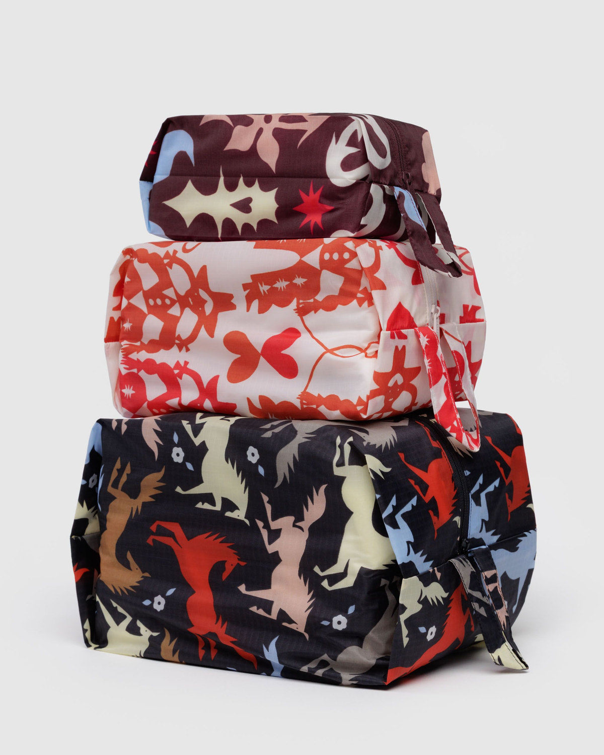 Baggu Latest - 3D Zip Set Western Cut Outs