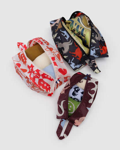 Baggu Latest - 3D Zip Set Western Cut Outs