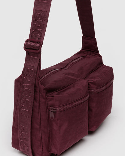 Baggu Essential - Medium Cargo Crossbody Mahogany