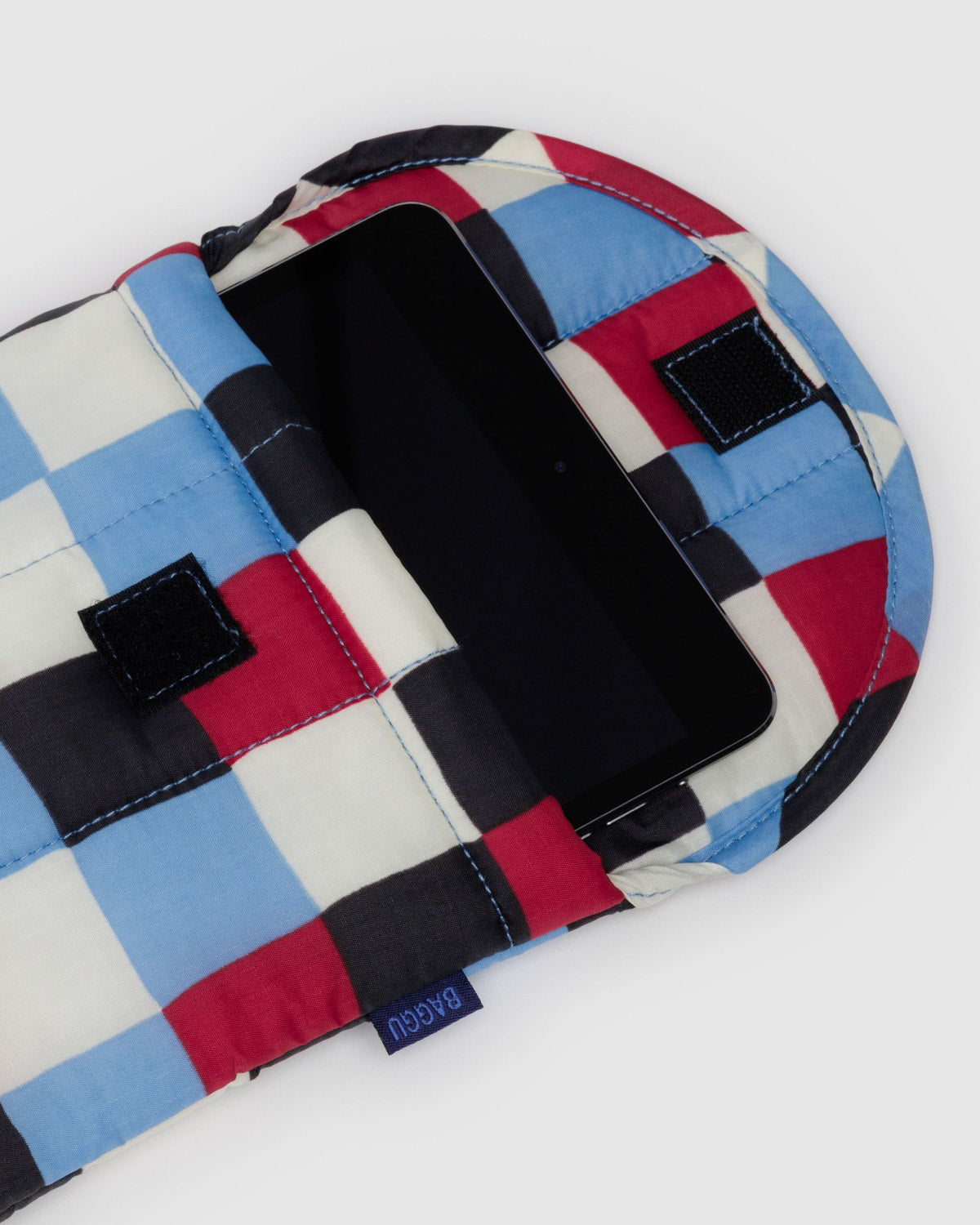 Baggu Top Pick - Puffy Tablet Sleeve Painted Check