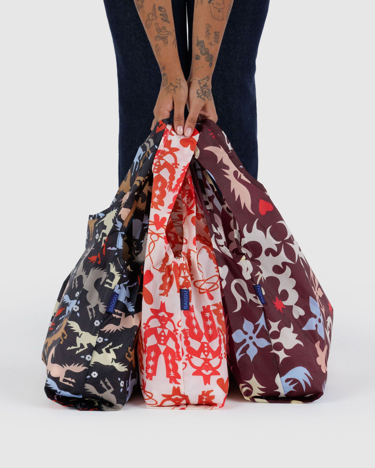 Baggu Latest - Standard Baggu Set of 3 Western Cut Outs
