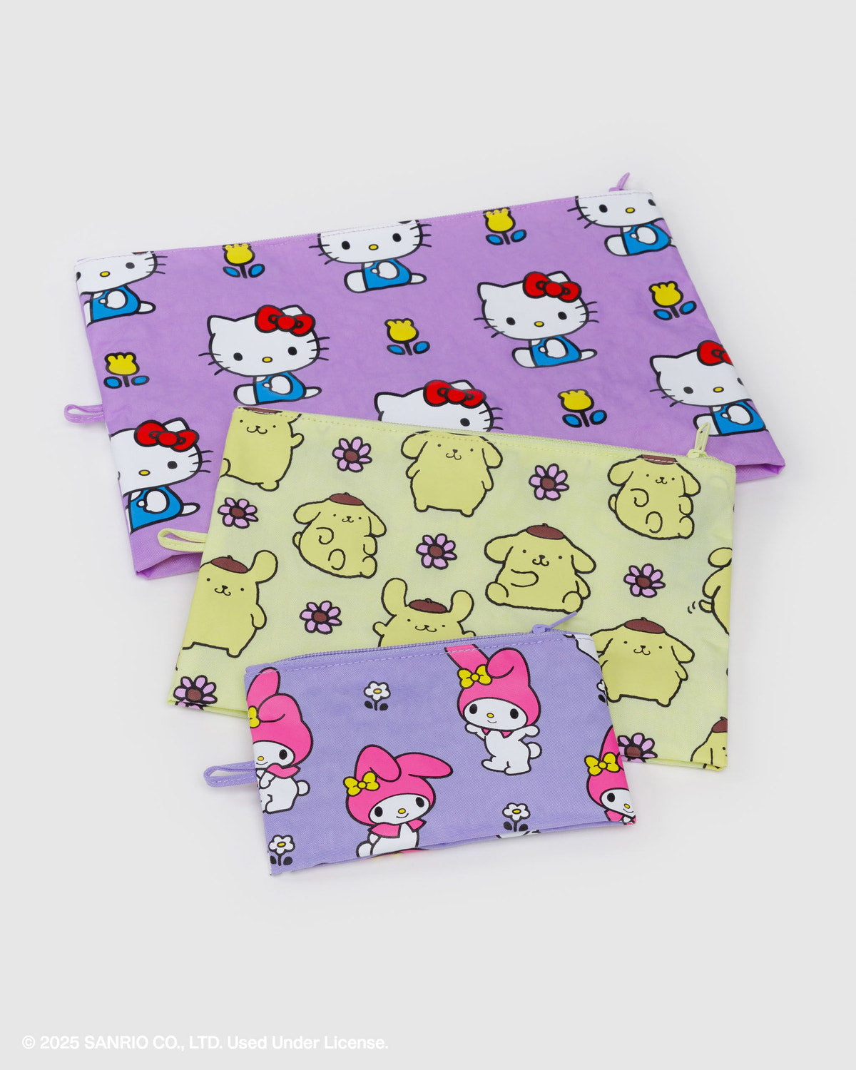 Baggu Recommended - Go Pouch Set Hello Kitty and Friends Florals