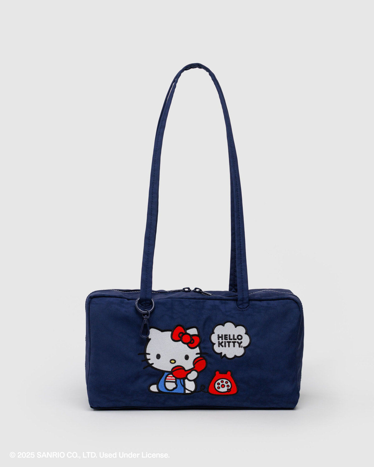 Baggu Special Offer - Nylon Bowler Bag Embroidered Hello Kitty Phone