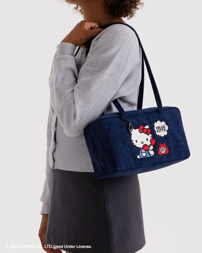 Baggu Special Offer - Nylon Bowler Bag Embroidered Hello Kitty Phone