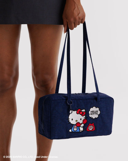 Baggu Special Offer - Nylon Bowler Bag Embroidered Hello Kitty Phone