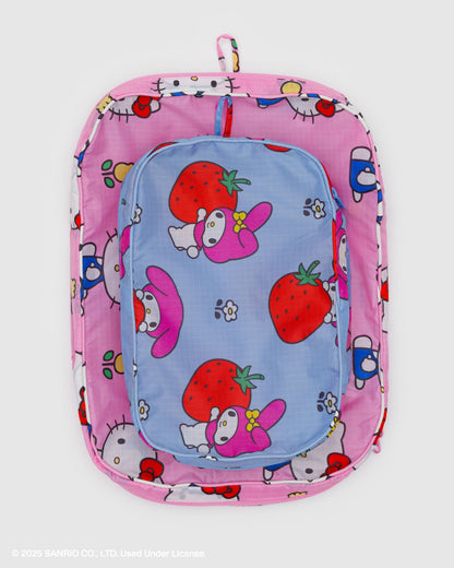 Baggu Essential - Packing Cube Set Hello Kitty and Friends Florals