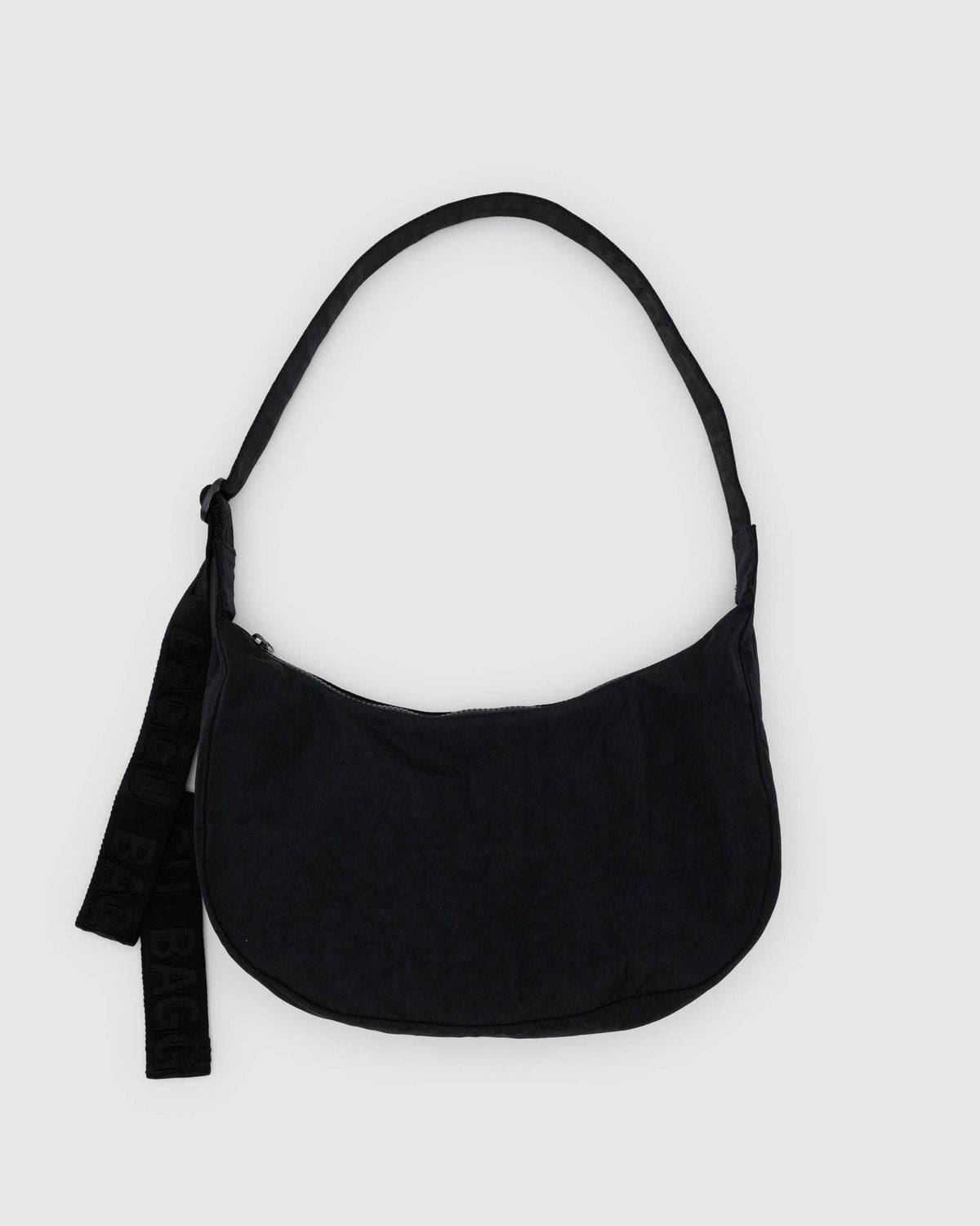 Baggu Trusted - Medium Nylon Crescent Bag Black