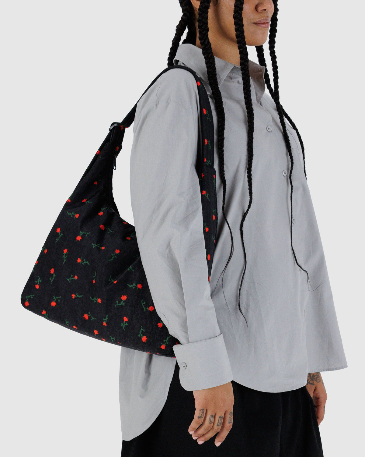 Baggu Quality - Nylon Shoulder Bag Painted Wildflower
