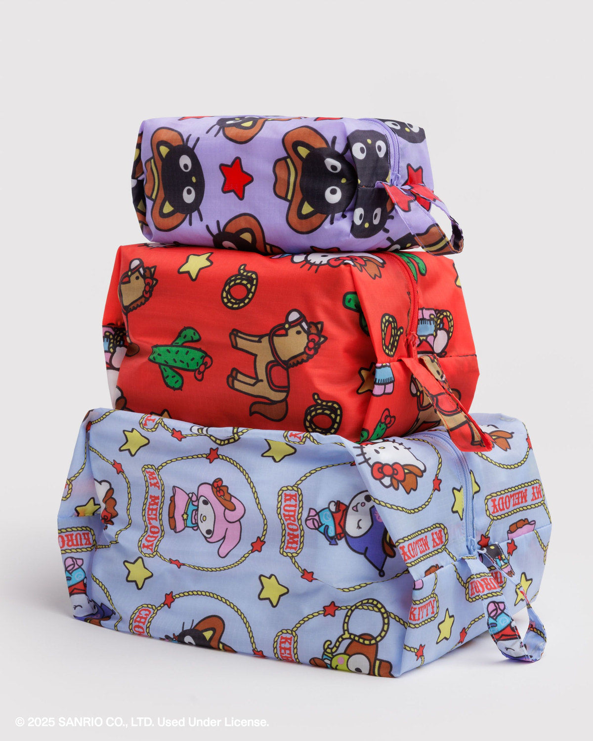 Baggu Essential - 3D Zip Set Hello Kitty & Friends Western