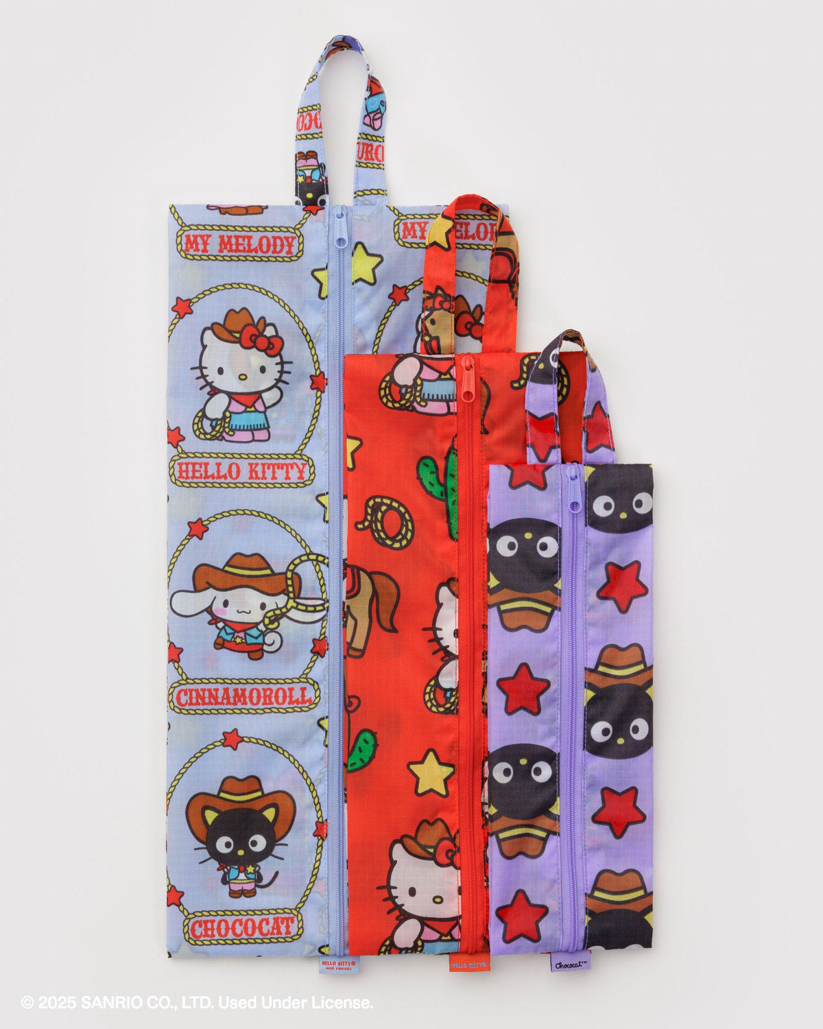 Baggu Essential - 3D Zip Set Hello Kitty & Friends Western