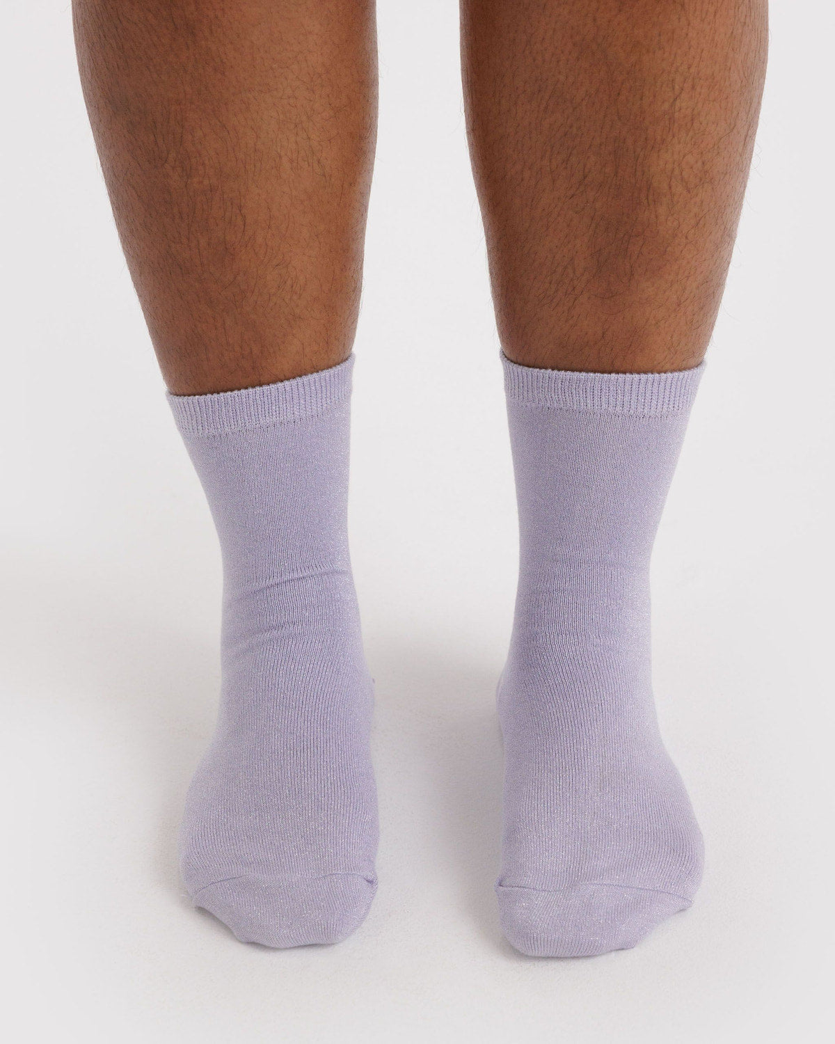 Baggu Best Seller - Crew Sock Lilac Metallic
