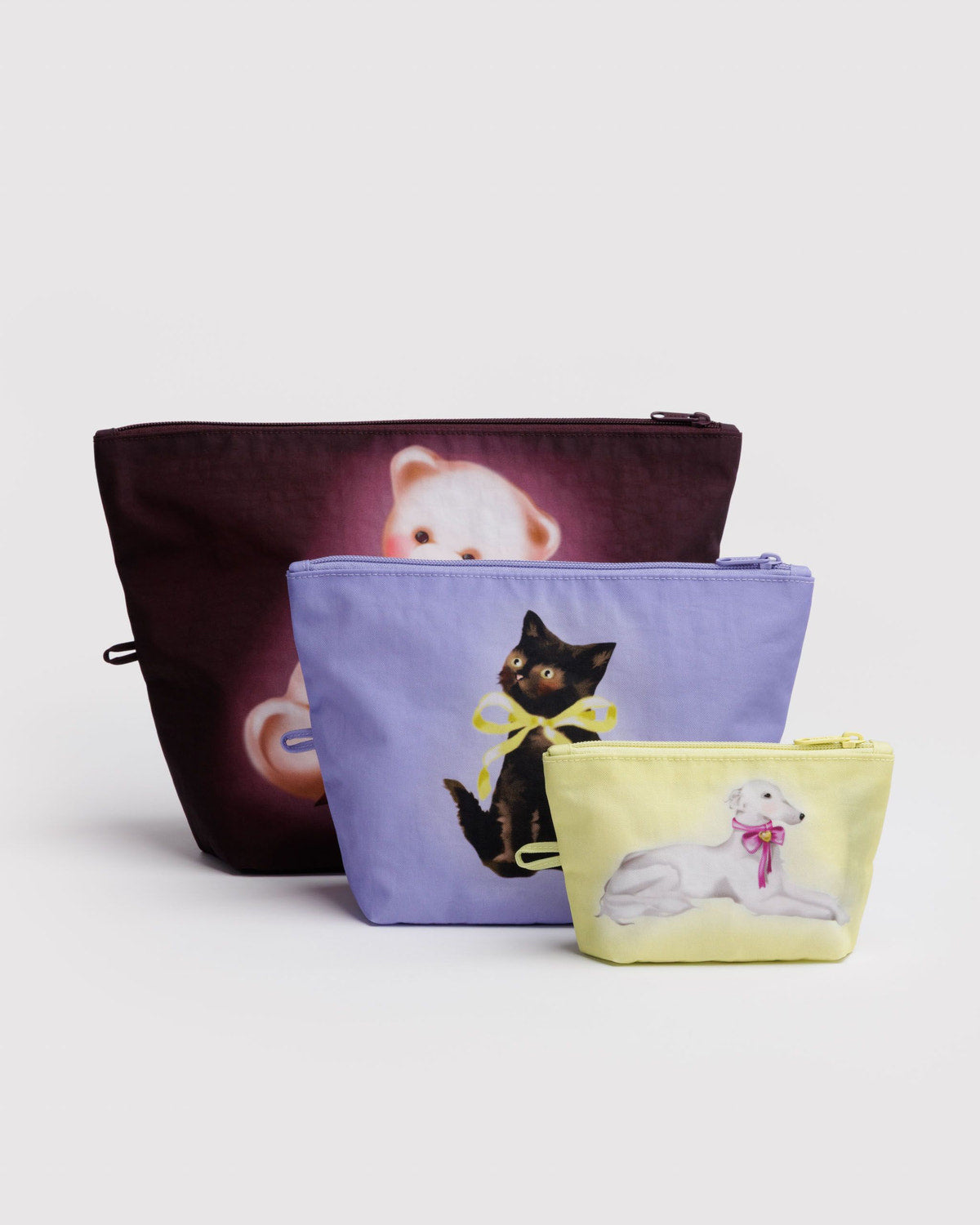 Baggu Classic - Go Pouch Set Fancy Animals