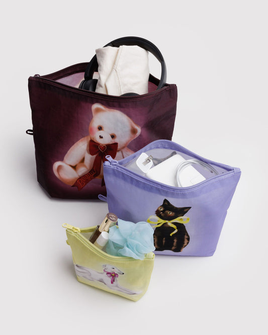 Baggu Classic - Go Pouch Set Fancy Animals