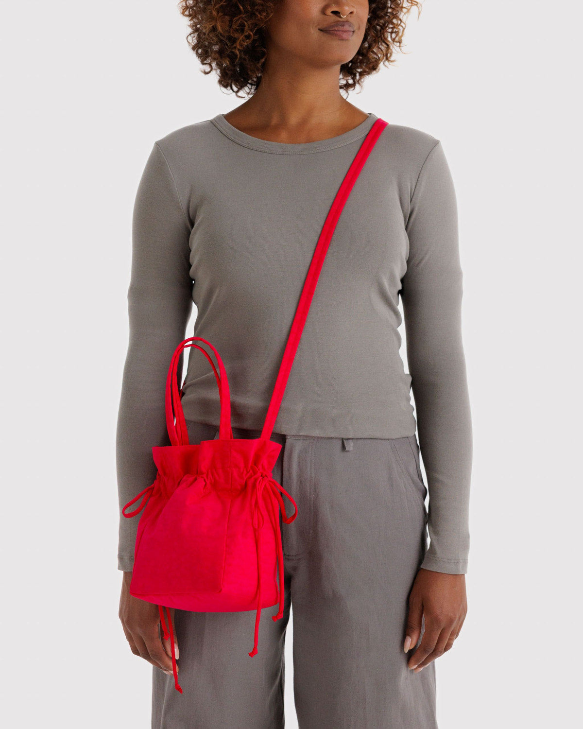Baggu Great Value - Nylon Drawstring Bag Candy Apple